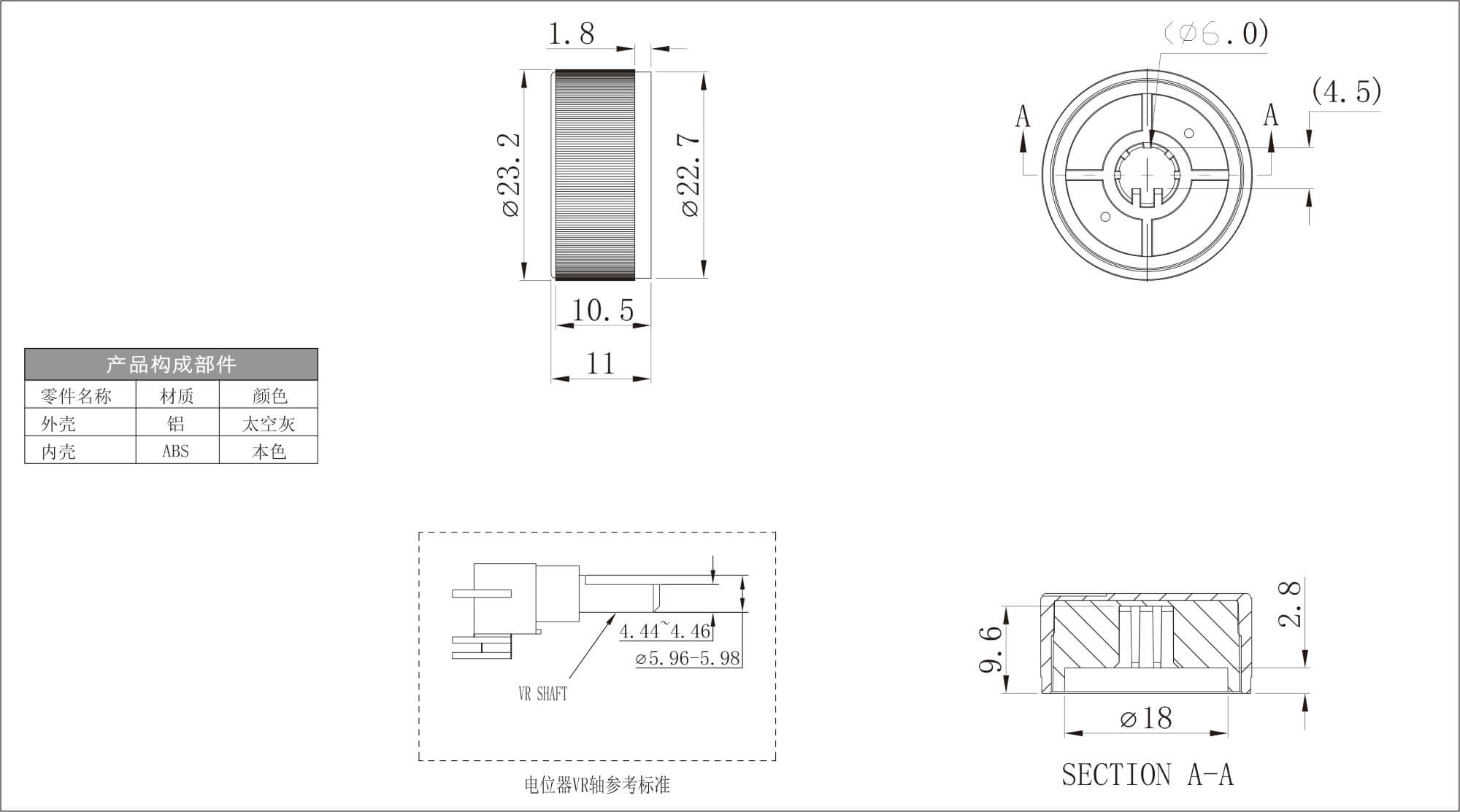 Hardware Knob X111